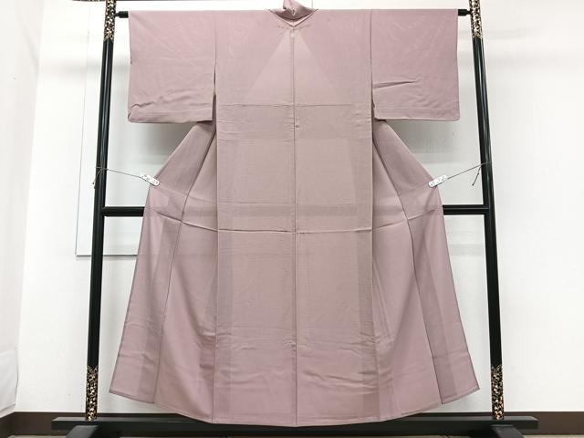平和屋着物＊夏物　色無地　絽　梅鼠色　正絹　逸品　CABJ4018xi