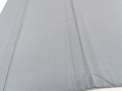 平和屋着物＊夏物　色無地　絽　桔梗鼠色　正絹　逸品　CABJ4019xi