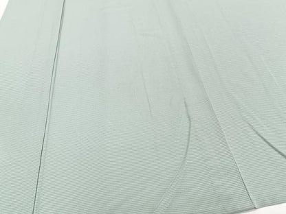 平和屋着物＊夏物　色無地　絽　柳鼠色　正絹　逸品　CABJ4021xi