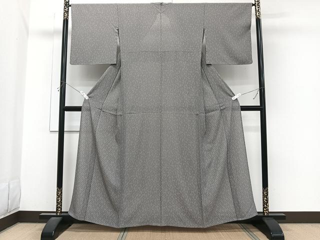 平和屋着物＊夏物　小紋　絽　網目文　正絹　逸品　CABJ4024xi