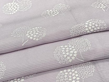 平和屋着物＊夏物　小紋　絽　枝花文　正絹　逸品　CABJ4034xi