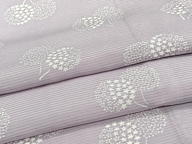 平和屋着物＊夏物　小紋　絽　枝花文　正絹　逸品　CABJ4034xi