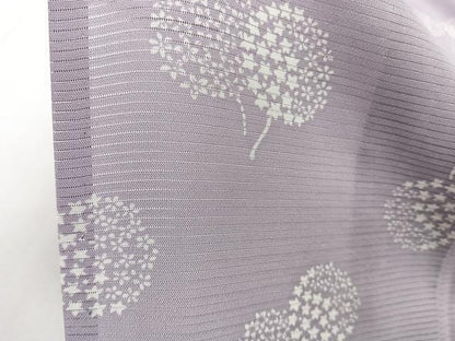 平和屋着物＊夏物　小紋　絽　枝花文　正絹　逸品　CABJ4034xi