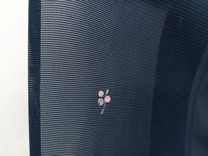 平和屋着物＊夏物　小紋　絽　ろうけつ染め　草花文　正絹　逸品　CABJ4038xi