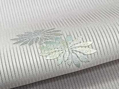 平和屋着物＊夏物　訪問着　縦絽　刺繍　草花文　暈し染め　金銀彩　正絹　逸品　未使用　CABJ4044xi