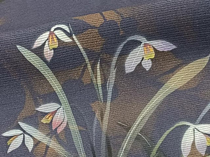 平和屋着物＊夏物　訪問着　絽　草花文　正絹　逸品　CABJ4050xi