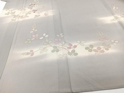 平和屋着物＊夏物　訪問着　絽　刺繍　枝草花　暈し染め　金銀彩　高島屋扱い　正絹　逸品　CABJ4051xi