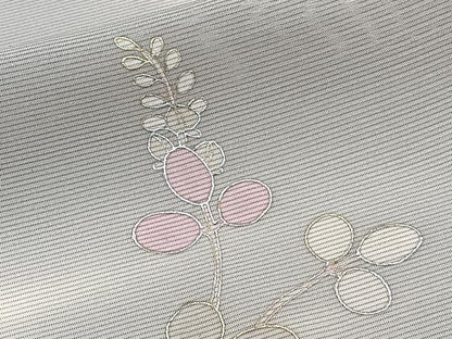 平和屋着物＊夏物　訪問着　絽　刺繍　枝草花　暈し染め　金銀彩　高島屋扱い　正絹　逸品　CABJ4051xi