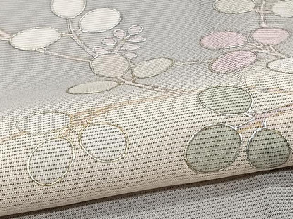平和屋着物＊夏物　訪問着　絽　刺繍　枝草花　暈し染め　金銀彩　高島屋扱い　正絹　逸品　CABJ4051xi