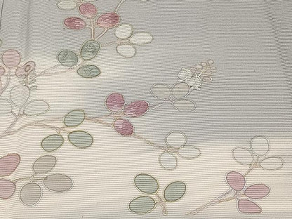平和屋着物＊夏物　訪問着　絽　刺繍　枝草花　暈し染め　金銀彩　高島屋扱い　正絹　逸品　CABJ4051xi