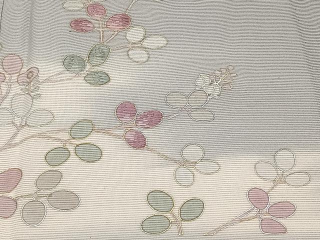 平和屋着物＊夏物　訪問着　絽　刺繍　枝草花　暈し染め　金銀彩　高島屋扱い　正絹　逸品　CABJ4051xi