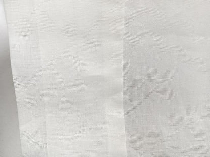 平和屋着物＊夏物　長襦袢　越谷本麻紋紗　白色　反端付き　麻　逸品　未使用　CABJ4052xi
