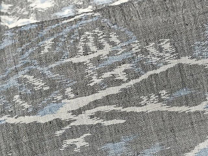 平和屋着物＊夏物　本場小千谷縮　風景文　麻　逸品　CABJ4061xi