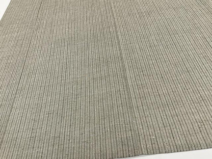 平和屋着物＊夏物　紗紬　縞　正絹　逸品　CABJ4065xi