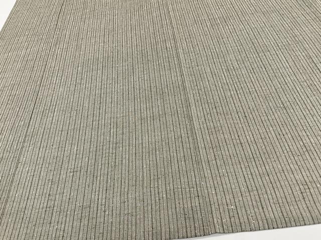 平和屋着物＊夏物　紗紬　縞　正絹　逸品　CABJ4065xi