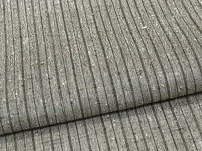 平和屋着物＊夏物　紗紬　縞　正絹　逸品　CABJ4065xi