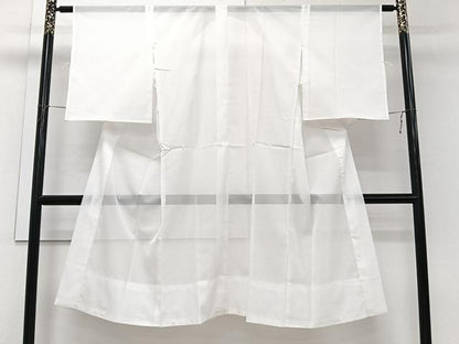平和屋着物＊夏物　長襦袢　絽　白色　洗える着物　CABJ4078xi