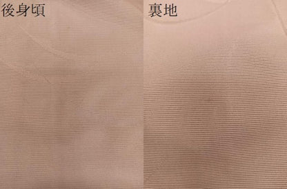 平和屋着物＊夏物　色無地　絽　芝紋紗　一斤染め色　正絹　逸品　CABJ4080xi