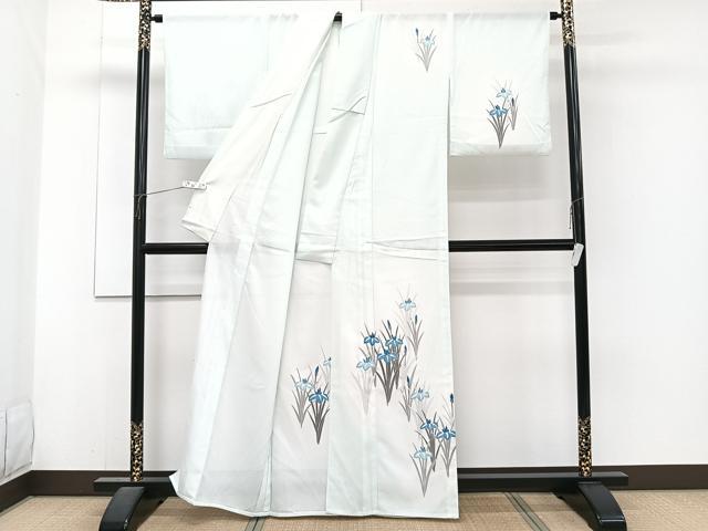 平和屋着物＊夏物　訪問着　絽　草花文　洗える着物　CABJ4083xi