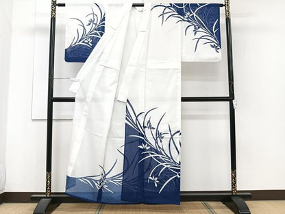 平和屋着物＊夏物　訪問着　絽　草花文　洗える着物　CABJ4084xi