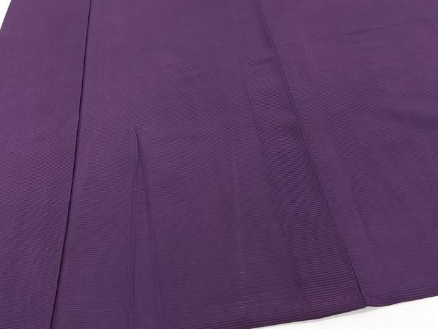 平和屋着物＊夏物　色無地　絽　葡萄色　正絹　逸品　CABJ4093xi