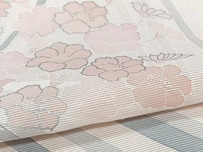 平和屋着物＊夏物　訪問着　絽　舞花文　銀彩　正絹　逸品　未使用　CABJ4096xi