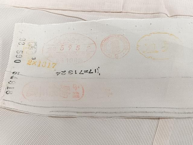 平和屋着物＊夏物　訪問着　絽　舞花文　銀彩　正絹　逸品　未使用　CABJ4096xi