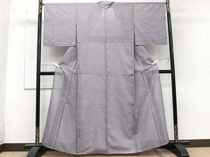 平和屋着物＊夏物　色無地　絽　立波紋紗　薄色　正絹　逸品　CABJ4101xi