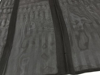 平和屋着物＊夏物　色無地　紗　憲法黒茶色　正絹　逸品　未使用　CABJ4103xi