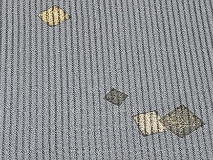 平和屋着物＊夏物　訪問着　縦絽　雪輪箔散らし　暈し染め　正絹　逸品　CABJ4110xi