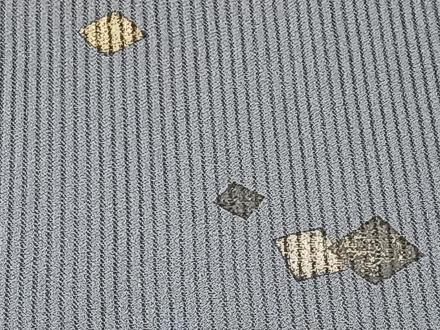 平和屋着物＊夏物　訪問着　縦絽　雪輪箔散らし　暈し染め　正絹　逸品　CABJ4110xi