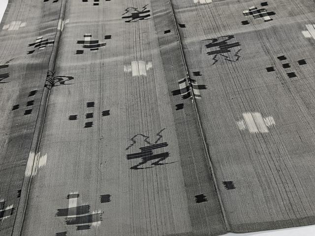 平和屋着物＊夏物　本場琉球絣　夏琉球　正絹　逸品　CABJ4111xi