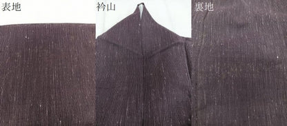 平和屋着物＊夏物　紗紬　縞　正絹　逸品　CABJ4114xi