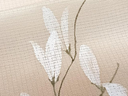 平和屋着物＊京都印象派 友禅作家　橋本恵　夏物　訪問着　絽縮緬　枝花文　暈し染め　正絹　逸品　CABJ4125xi