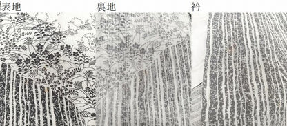 平和屋着物＊夏物　訪問着　縦絽　雪輪動物草花文　正絹　逸品　CABJ4127xi