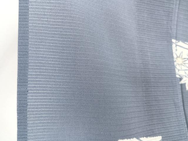 平和屋着物＊夏物　小紋　絽　型染め　色紙草花文　正絹　逸品　CABJ4130xi