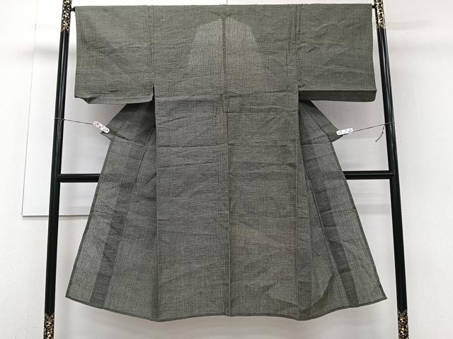 平和屋着物＊夏物　男性　色無地　灰汁色　CABJ4139xi