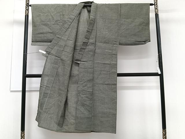 平和屋着物＊夏物　男性　色無地　灰汁色　CABJ4139xi