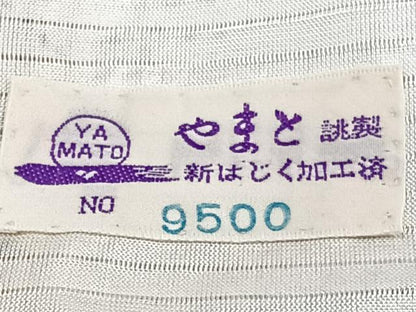 平和屋着物＊夏物　小紋　紗紬　色紙青海波文　やまと誂製　正絹　逸品　未使用　CABJ4140xi