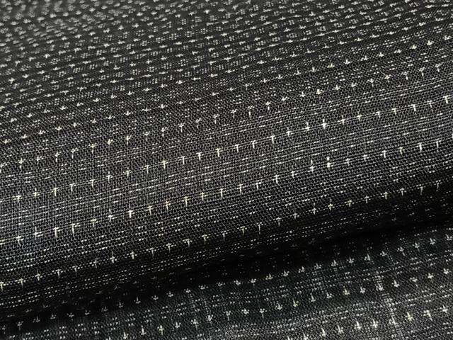 平和屋着物＊夏物　男性　上布　絣文様　麻　逸品　CABJ4141xi