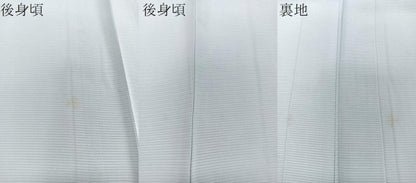 平和屋着物＊夏物　色無地　絽　水色　正絹　逸品　CABJ4148xi