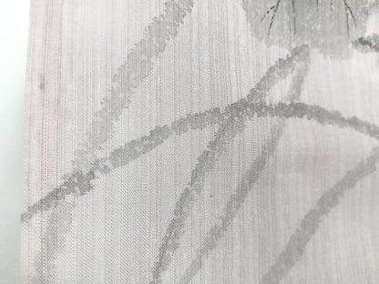 平和屋着物＊夏物　訪問着　紗　手描き　白鷺葡萄蔦の葉文　洗える着物　CABJ4158xi