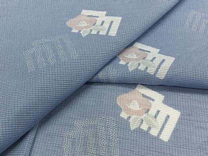 平和屋着物＊夏物　小紋　絽　源氏香花文　洗える着物　CABJ4160xi