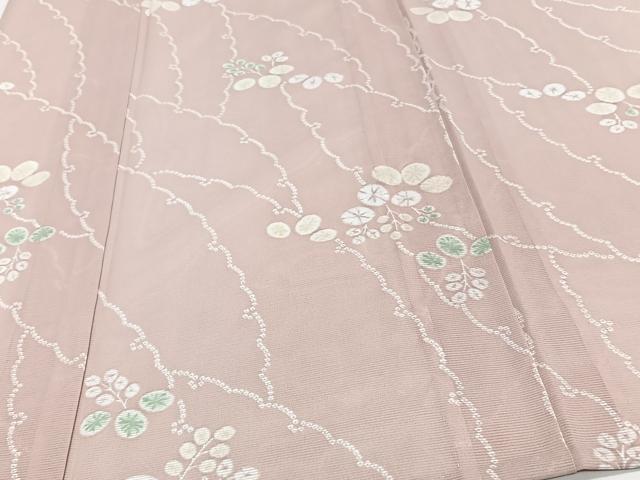 平和屋着物＊夏物　小紋　絽　枝花文　洗える着物　CABJ4166xi
