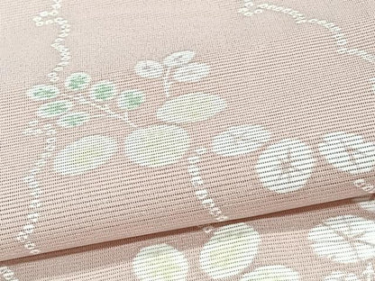 平和屋着物＊夏物　小紋　絽　枝花文　洗える着物　CABJ4166xi