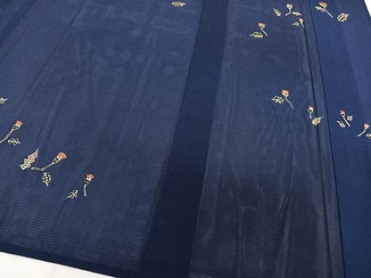 平和屋着物＊夏物　訪問着　絽　草花文　正絹　逸品　CABJ4173xi