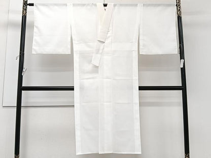 平和屋着物＊夏物　長襦袢　絽　白色　洗える着物　CABJ4174xi