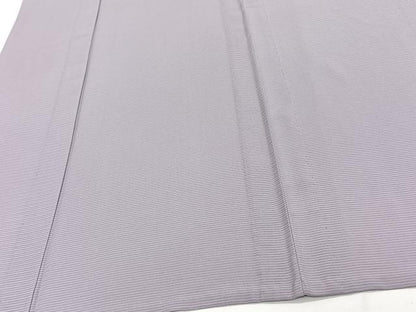 平和屋着物＊夏物　色無地　絽　鳩羽色　正絹　逸品　CABJ4176xi