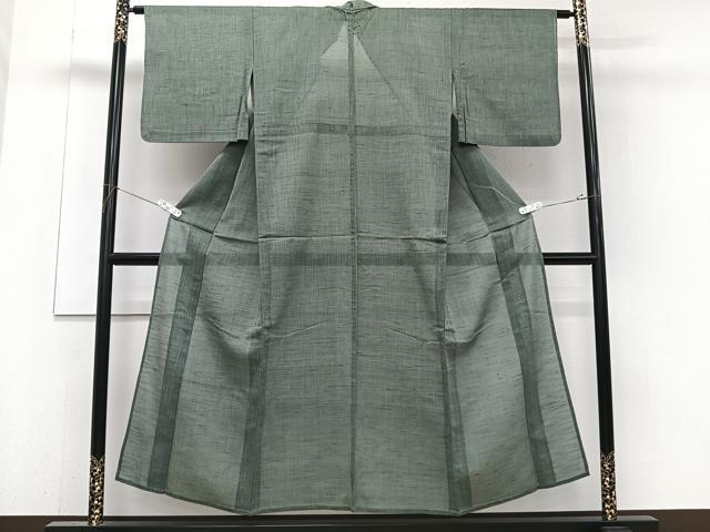 平和屋着物＊夏物　紗紬　霞文　正絹　逸品　CABJ4188xi