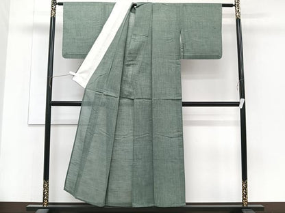 平和屋着物＊夏物　紗紬　霞文　正絹　逸品　CABJ4188xi